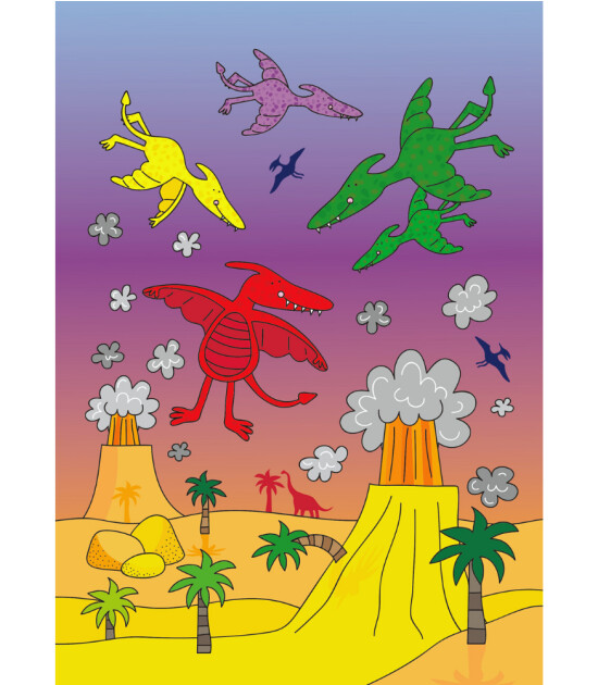 Galt Water Magic Sihirli Su Boyama Kitap // Dinozor