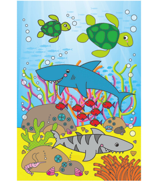 Galt Water Magic Sihirli Su Boyama Kitap // Under The Sea