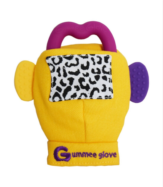 Gummee Glove Diş Kaşıyıcı Eldiven (Sarı)