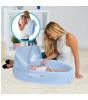 LulyBoo Taşınabilir Bebek Yatağı (Mavi Puantiye)