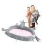 LulyZoo Taşınabilir Bebek Yatağı ve Oyun Minderi (Hipopotam)