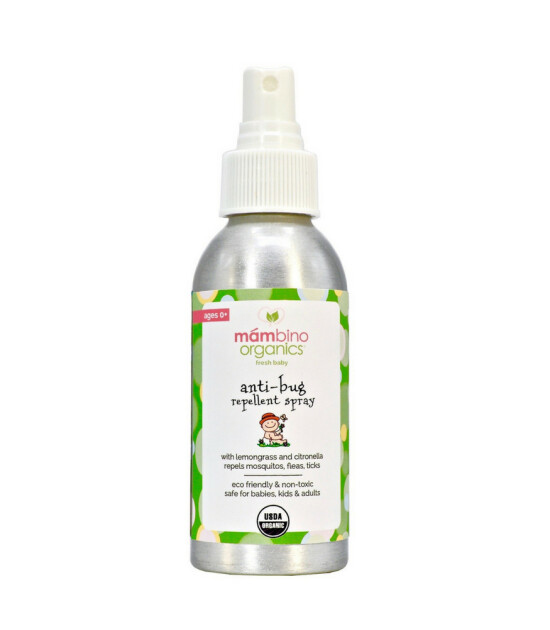 Mambino Organics Sivrisinek ve Kene Kovucu Sprey (120 ml)