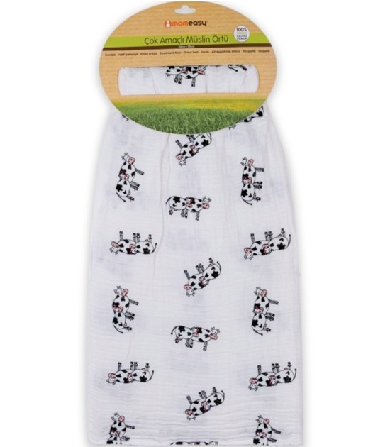 Momeasy Müslin Örtü // İnek