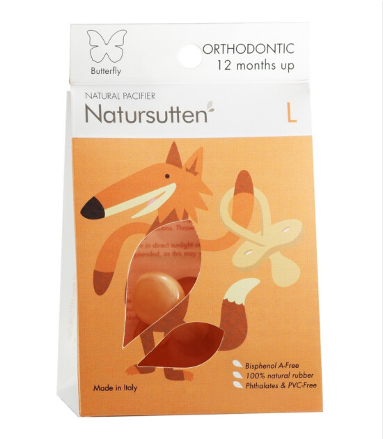 Natursutten Kelebek Ortodontik B&uuml;y&uuml;k Boy Emzik