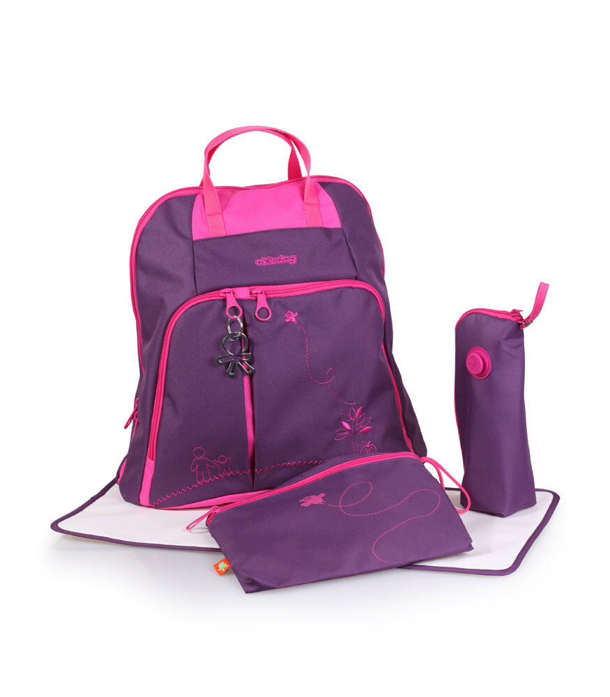 Okiedog Mondrian Trek Bebek Bakım Çantası (Mor) Keyif