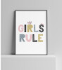 Olive & Mom Poster - Girls Rules