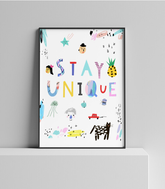 Olive & Mom Poster - Stay Unique