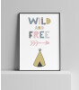 Olive & Mom Poster - Wild & Free