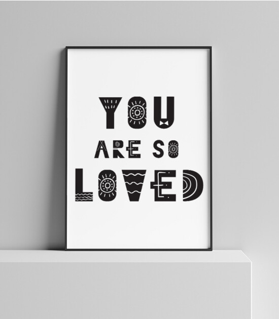 Olive & Mom Poster - You Are So Loved