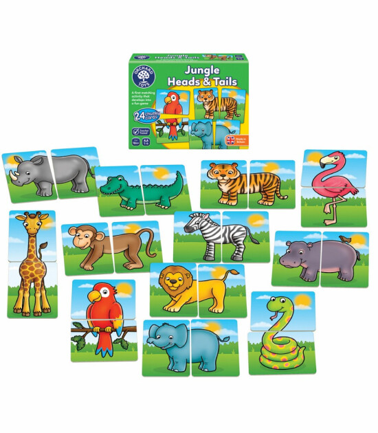 Orchard Toys Eşleştirme Kart // Jungle Heads & Tails