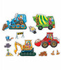 Orchard Toys Puzzle Set // Big Wheels (4 ve 8 Parça)