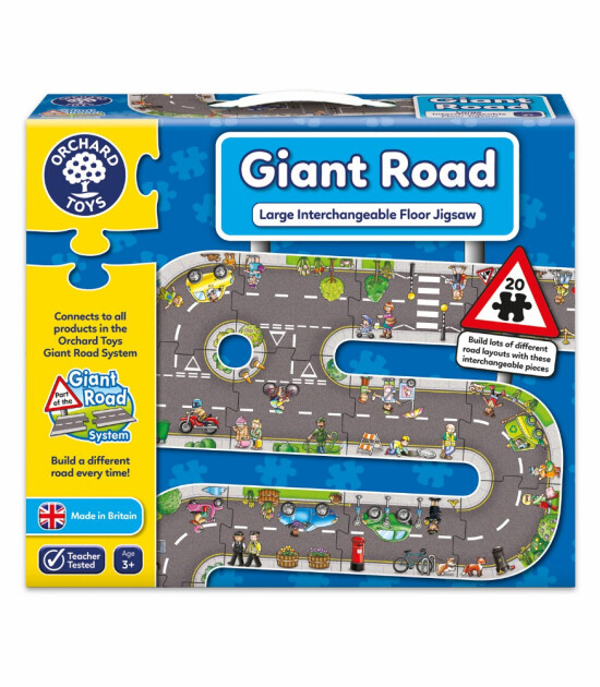 Orchard Toys Dev Puzzle // Giant Road (20 Parça)