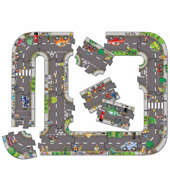 Orchard Toys Dev Puzzle // Giant Road (20 Parça)