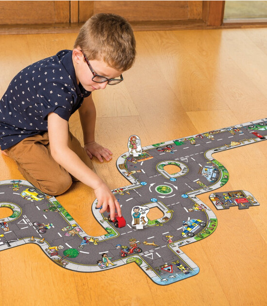 Orchard Toys Dev Puzzle // Giant Road (20 Parça)