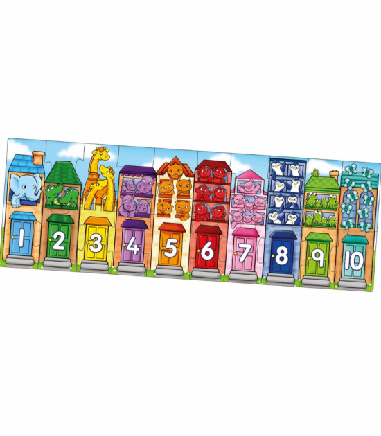 Orchard Toys Puzzle // Number Street (2 Parça)