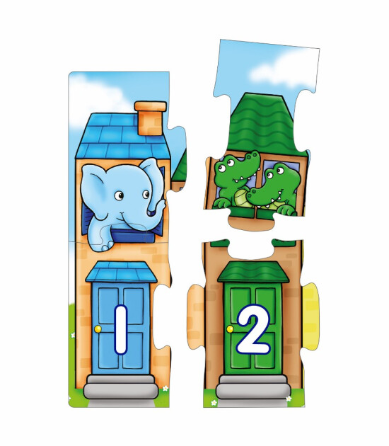 Orchard Toys Puzzle // Number Street (2 Parça)