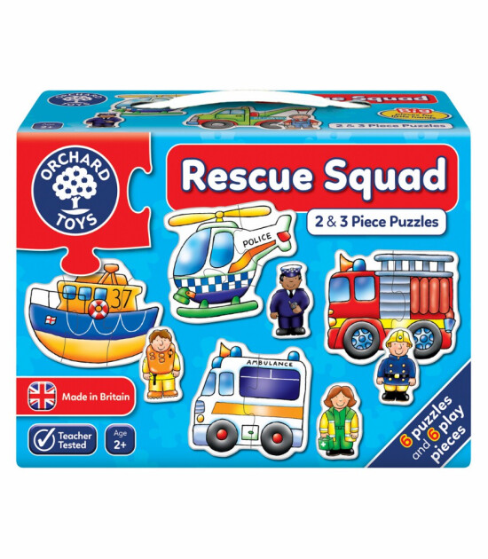 Orchard Toys Puzzle Set // Rescue Squad (2 - 3 Parça) 