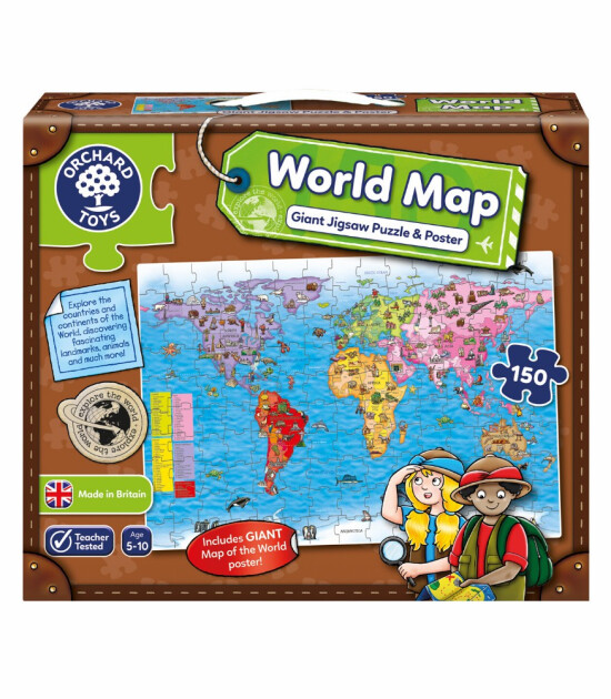 Orchard Toys Puzzle (150 Parça) // World Map