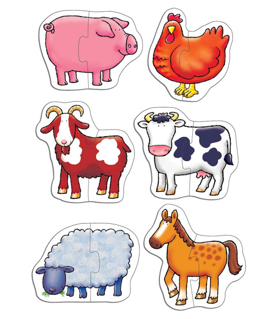 Orchard Toys Puzzle Set // Farmyard (2 - 3 Parça)