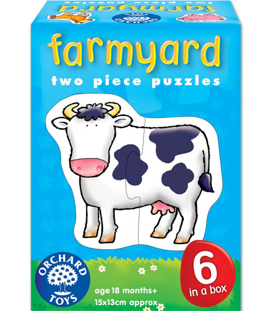 Orchard Toys Puzzle Set // Farmyard (2 Parça)