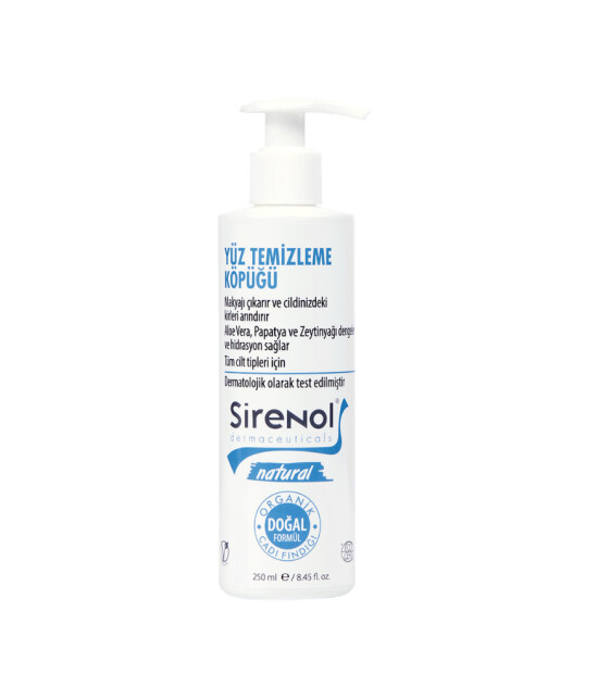 Sirenol Natural Cadı Fındığı Yüz Temizleme Köpüğü