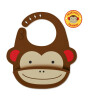 Skip Hop Zoo Cepli Silikon Mama Önlük (Maymun)