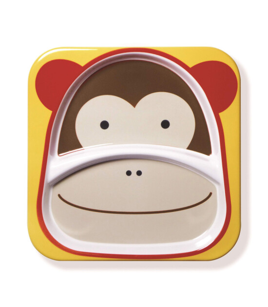 Skip Hop Zoo 2 Bölümlü Geniş Tabak (Maymun)
