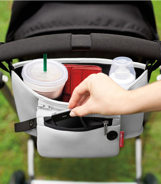 Skip Hop Grab & Go Bebek Arabası D&uuml;zenleyici (Platinum)