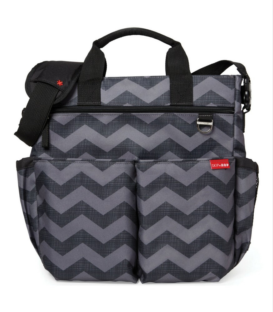 Skip Hop Duo Orijinal Bebek Bakım Çantası (Koyu Zigzag