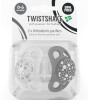 TwistShake Silikon Emzik (0-6 Ay) / Siyah - Beyaz