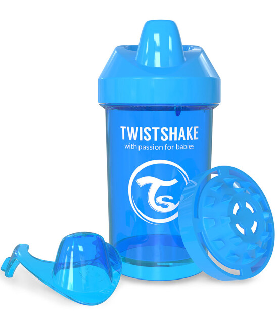 TwistShake Crawler Cup Damlatmaz Suluk Mavi (300 ml)
