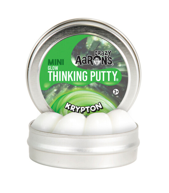 Crazy Aaron's Thinking Putty Karanlıkta Parlar Krypton (Mini-13 gr)