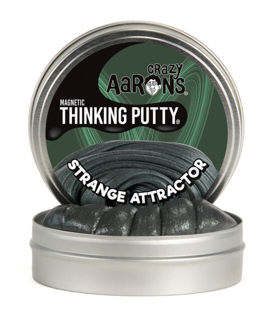 Crazy Aaron's Thinking Putty Super Manyetik Strange Attractor (Maxi-90 gr)