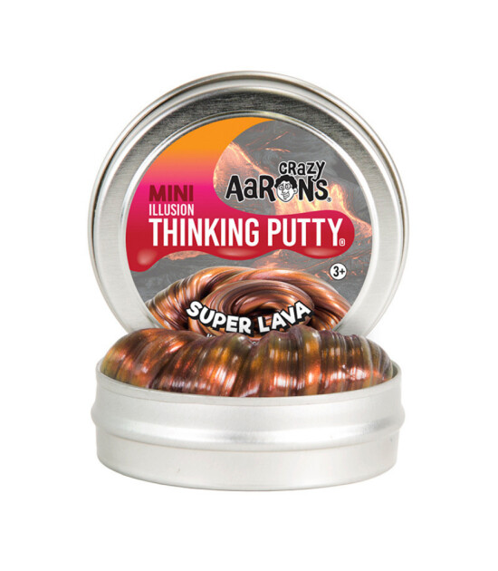 Crazy Aaron's Thinking Putty İlluzyonist Super Lava (Mini-13 gr)