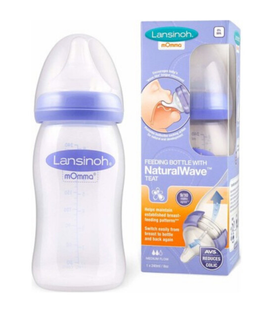 Lansinoh Natural Wave Biberon 240 ml