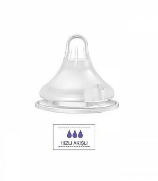 Lansinoh Natural Wave Biberon Emziği // Hızlı Akışlı