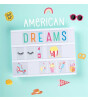 A Little Lovely Company Işıklı Pano Sembol Seti (American Dream)