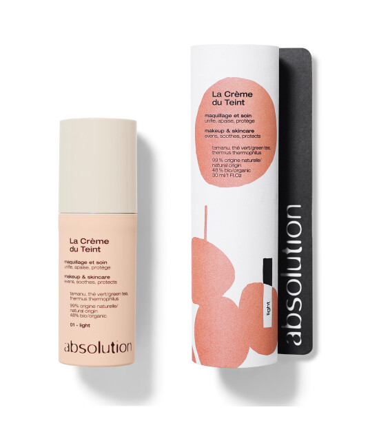 Absolution La Creme du Teint - Light 30 ml (Organik cilt tonu eşitlemeye ve korumaya yardımcı BB,CC,DD krem)