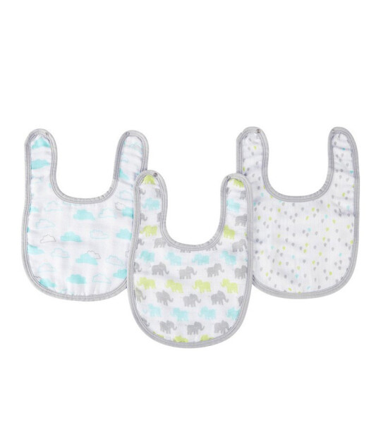 aden + anais 3'lu Ideal Baby Müslin Önlük Takımı (Tall Tale)