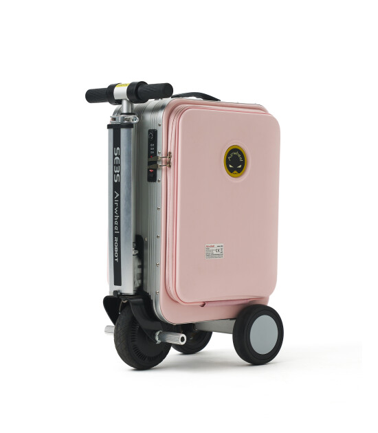 Airwheel SE3S Elektrikli Binilebilir Scooter Valiz // Pembe