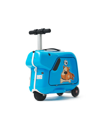 Airwheel SQ3 &Ccedil;ocuklar İ&ccedil;in Elektrikli Binilebilir Scooter Valiz // Mavi