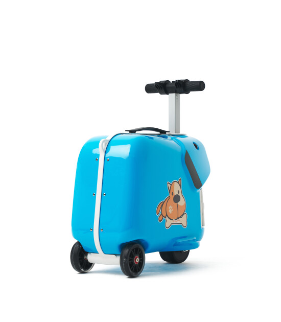 Airwheel SQ3 &Ccedil;ocuklar İ&ccedil;in Elektrikli Binilebilir Scooter Valiz // Mavi