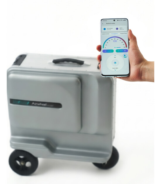 Airwheel SE3T Elektrikli Binilebilir Scooter Valiz // Gri