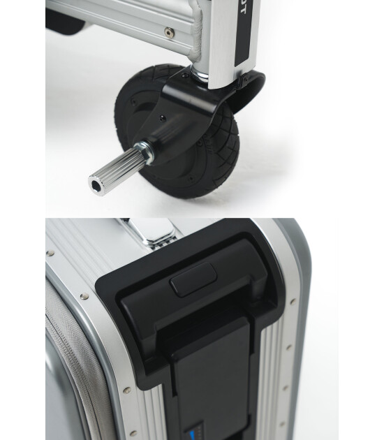 Airwheel SE3S Elektrikli Binilebilir Scooter Valiz // Gri