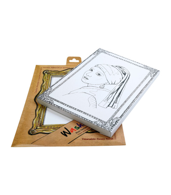 Funny Mat - Washable Art // Johannes- Vermeer - Girl With a Pearl Earring