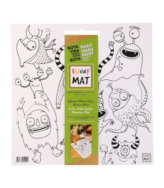 Funny Mat - Kare // Sevimli Canavarlar
