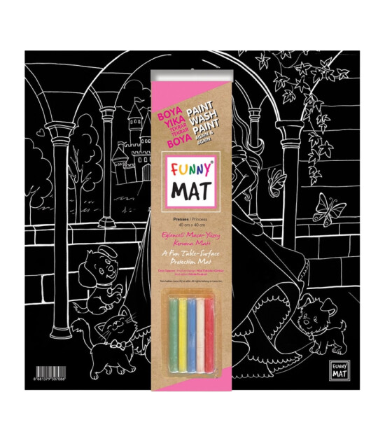Funny Mat Black (Tebeşirli) // Prenses