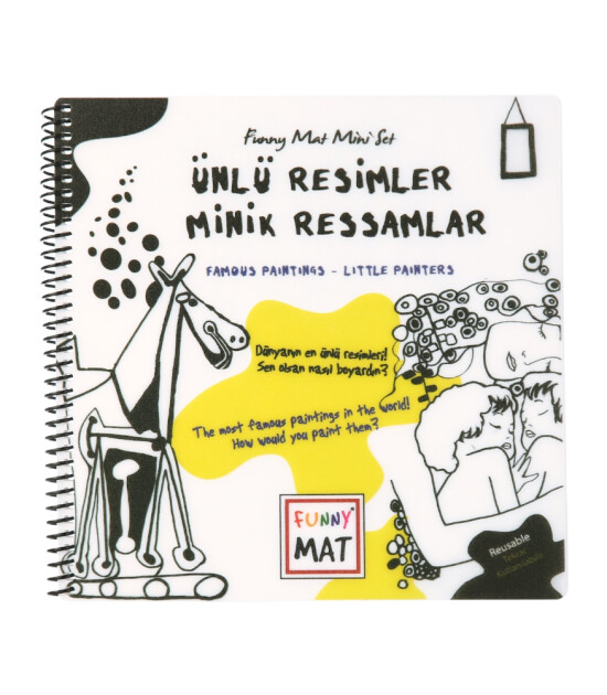 Funny Mat - Mini Set (Kalemli) // Ünlü Resimler Minik Ressamlar
