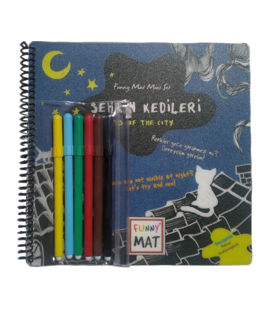 Funny Mat - Mini Set (Kalemli) // Şehrin Kedileri