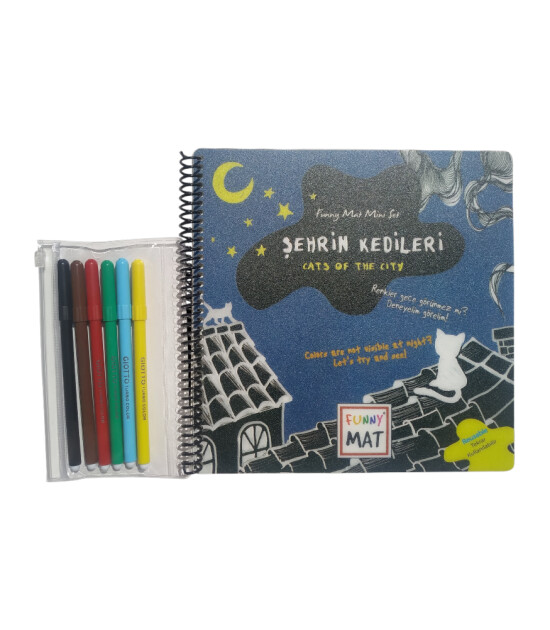 Funny Mat - Mini Set (Kalemli) // Şehrin Kedileri